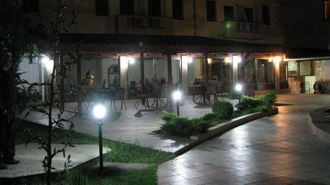 Hotel Vergina スコピエ レストラン 写真